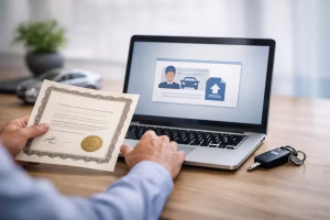 How to Submit Driving Course Certificate