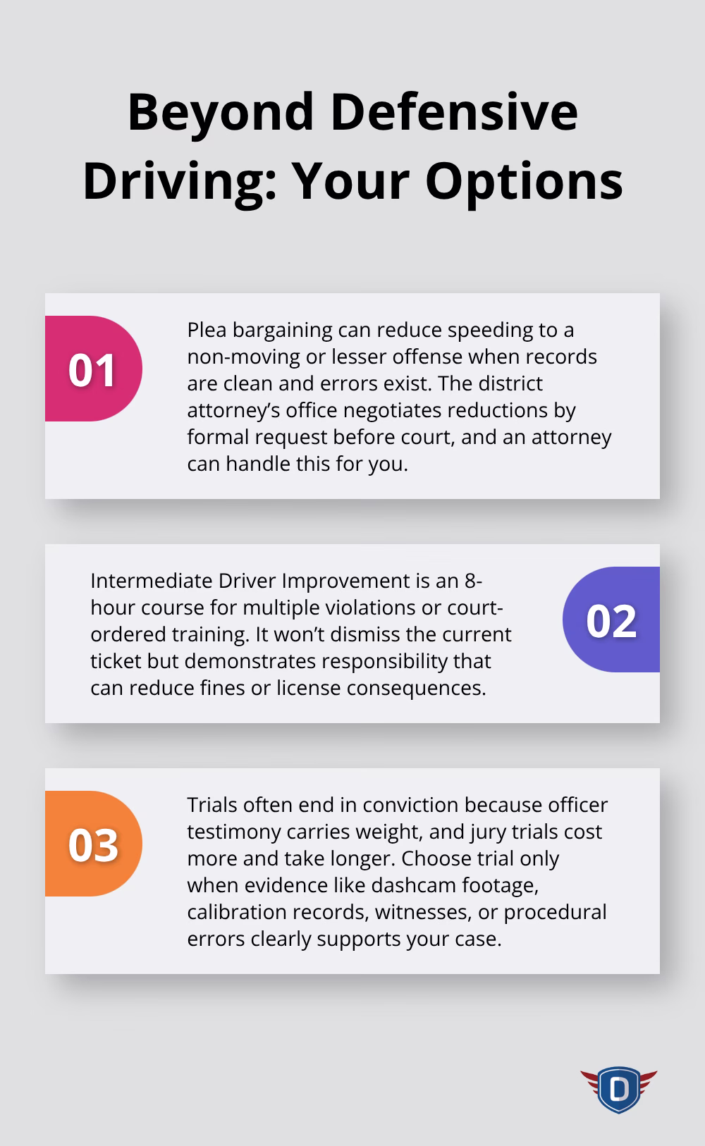Three practical routes to resolve a traffic ticket beyond basic defensive driving - dismiss a traffic ticket