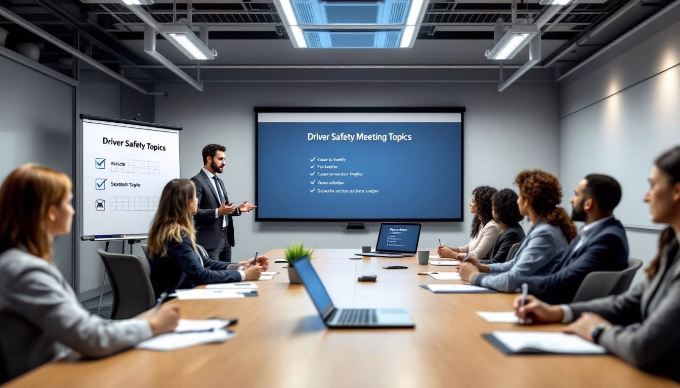 Driver Safety Meeting Topics That Save Lives