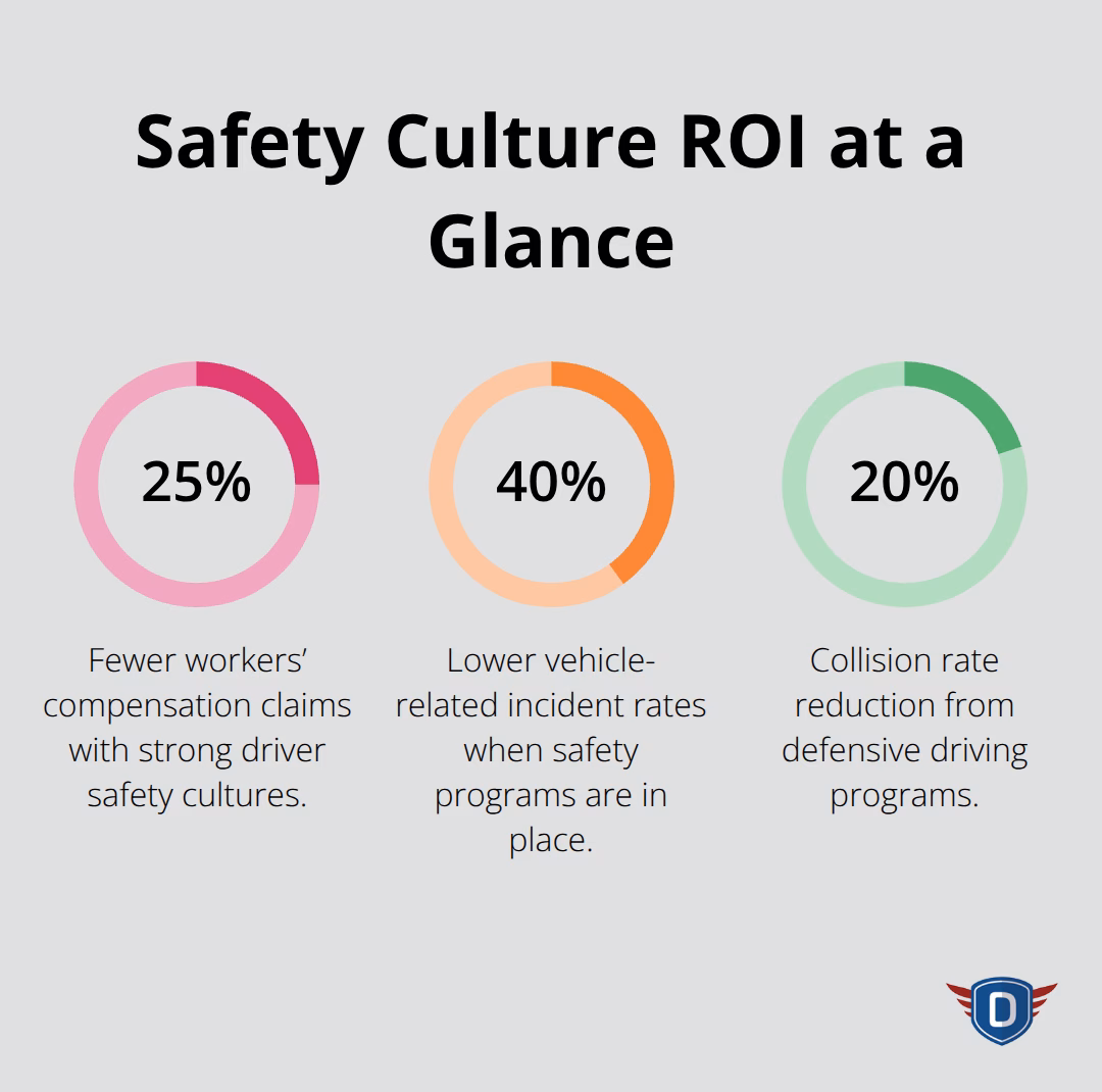 Key reductions linked to strong driver safety programs in U.S. companies. - driving safety tips for employees