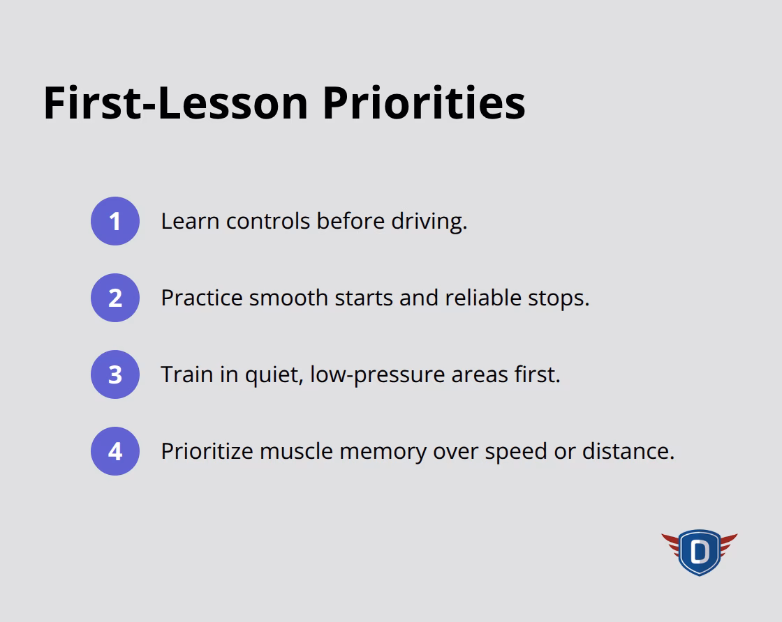 Key activities to expect in your first driving lesson