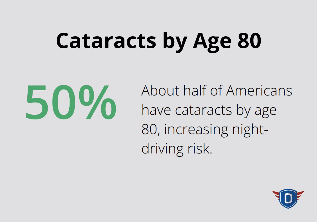Share of Americans with cataracts by age 80 - Mature driver safety reminders